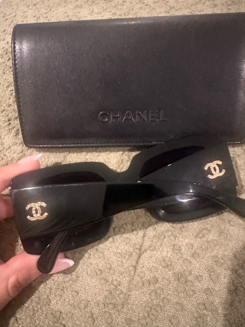 Authentic Chanel rectangle sunglasses - Picture 8 of 11